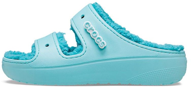 クロックス クラシック ボア スリッパ (ブルー) 207446-4SS Buy クロックス クラシック ボア スリッパ (ブルー) 207446-4SS