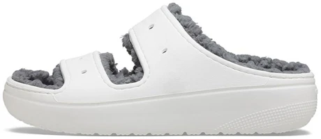 Crocs Classic Fuzzy Slippers 'White' 207446-100 Crocs Classic Fuzzy Slippers 'White' 207446-100