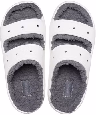 Crocs卡駱馳 經典暖絨毛毛拖鞋 男女同款 白色 Shop Crocs卡駱馳 經典暖絨毛毛拖鞋 男女同款 白色