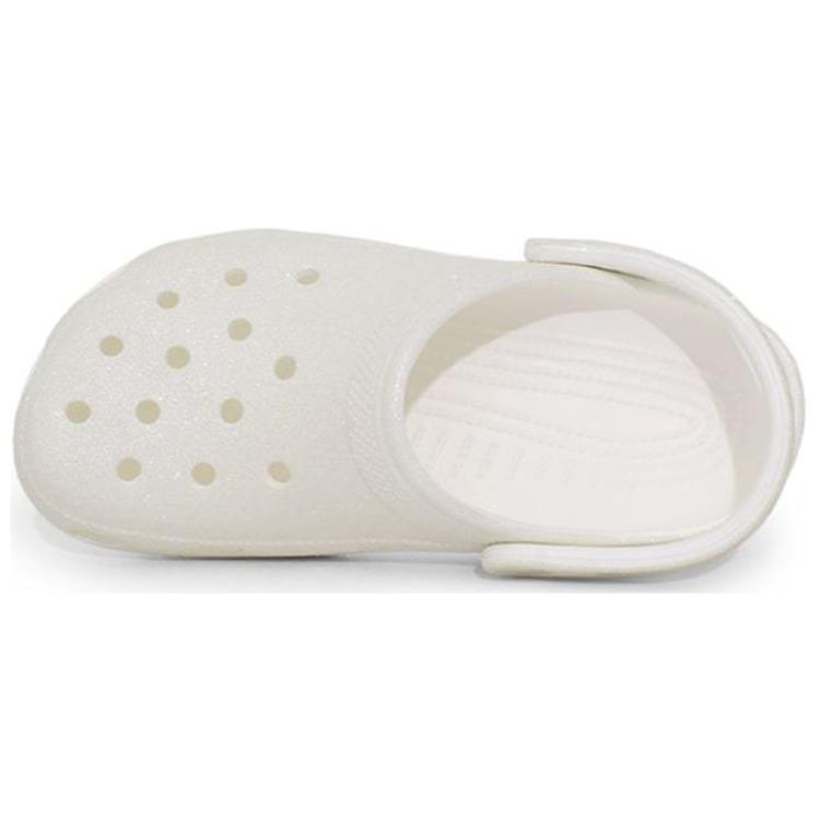 Shop Crocs Classic Glitter Zoccoli ''Bianchi'' 205942-100