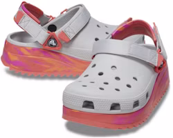 Shop Crocs卡駱馳 套腳 洞洞鞋 男女同款 灰粉