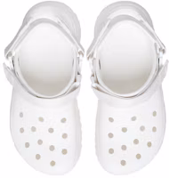 Shop Crocs卡駱馳 Classic clog 經典酷走克駱格沙灘洞洞 運動涼鞋 男女同款 白