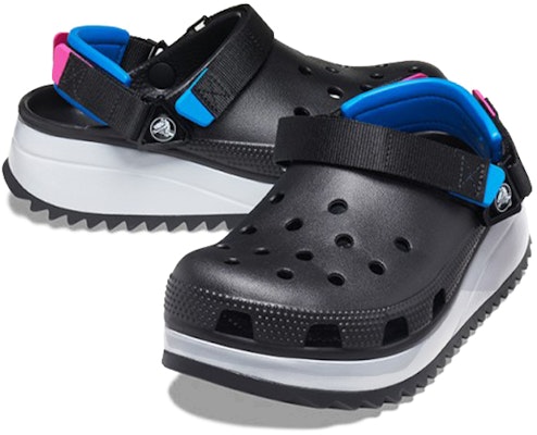 Sandal Crocs Classic Hiker Clog Hitam Biru Merah Olahraga 'Black Blue Red' 206772-001 Shop Sandal Crocs Classic Hiker Clog Hitam Biru Merah Olahraga 'Black Blue Red' 206772-001