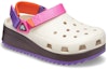 Lookbook Crocs Classic Hiker Clog Putih Pink Ungu Sandal 'Putih Pink Ungu' 206772-1F8