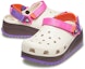 Shop Crocs Classic Hiker Clog Putih Pink Ungu Sandal 'Putih Pink Ungu' 206772-1F8