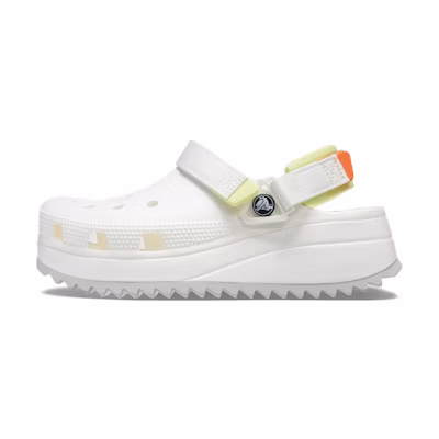 Crocs Classic Hiker Clog White Sandals