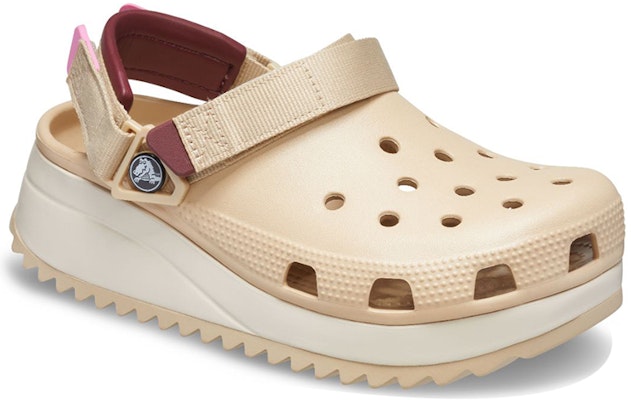 Crocs 经典徒步洞洞鞋 '米白红' 206772-212 Lookbook Crocs 经典徒步洞洞鞋 '米白红' 206772-212
