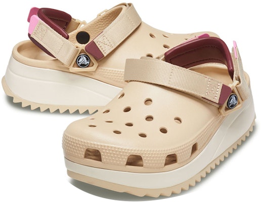 Crocs Klasik Hiker Clogs 'Beige Putih Merah' 206772-212 Shop Crocs Klasik Hiker Clogs 'Beige Putih Merah' 206772-212