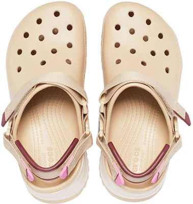 Crocs Classic Hiker Clogs 'Beige White Red' 206772-212 Purchase Crocs Classic Hiker Clogs 'Beige White Red' 206772-212