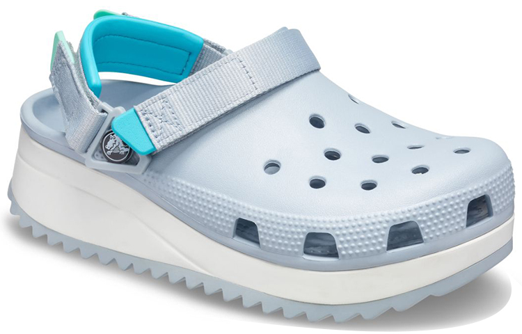 Lookbook Crocs Classic Hiker Clogs 'Blue White' 206772-0ID
