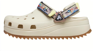 Crocs Classic Hiker Ikat Clogs 'White Tan' 208052-2YC Crocs Classic Hiker Ikat Clogs 'White Tan' 208052-2YC