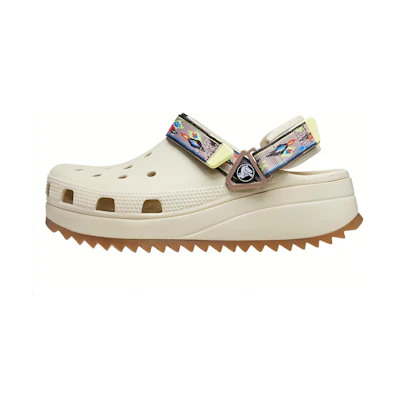 Crocs Classic Hiker Ikat Clogs 'White Tan'