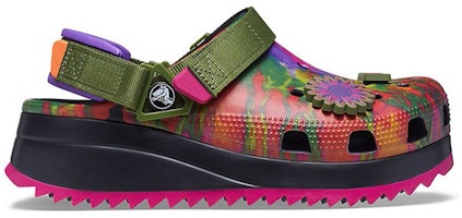 Crocs Peace Out 魔術貼 經典厚底 洞洞運動拖鞋 女款 彩色 Order Crocs Peace Out 魔術貼 經典厚底 洞洞運動拖鞋 女款 彩色