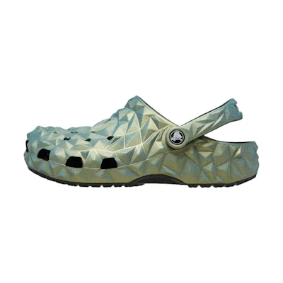 Crocs Classic Iridescent Geometric Clog 'Green'