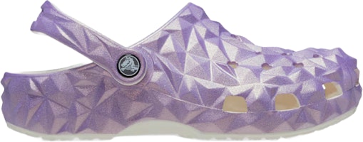 Crocs Classic Iridescent Geometric Clog White 209841-100 Crocs Classic Iridescent Geometric Clog White 209841-100