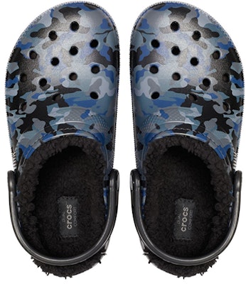 Crocs Classic Lightweight Wear-Resistant Cozy Sports Unisex Black Gray Blue Sandals 'Black Gray Blue' 205324-938 Details for Crocs Classic Lightweight Wear-Resistant Cozy Sports Unisex Black Gray Blue Sandals 'Black Gray Blue' 205324-938