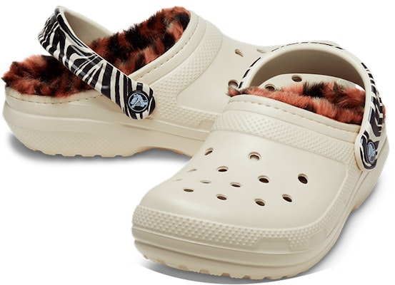 Crocs Classic Lined Animal Remix Clog 'Black' 207842-2Y9 Shop Crocs Classic Lined Animal Remix Clog 'Black' 207842-2Y9