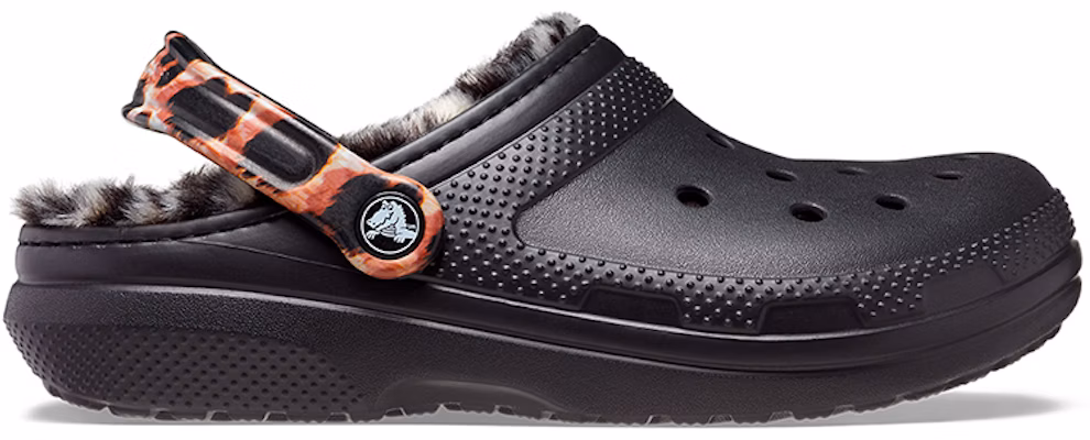 Crocs Classic Lined Animal Remix Clog 'Hitam & Multi' 207842-0ZR Order Crocs Classic Lined Animal Remix Clog 'Hitam & Multi' 207842-0ZR