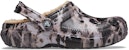 Crocs Klasik Berlapis Bleach Dye Clogs 'Hitam Putih Beige' 207299-001