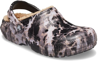 Crocs Classic Berbulu Bleach Dye Clogs 'Hitam Putih Beige' 207299-001 Lookbook Crocs Classic Berbulu Bleach Dye Clogs 'Hitam Putih Beige' 207299-001