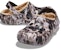 Crocs Klasik Berlapis Bleach Dye Clogs 'Hitam Putih Beige' 207299-001