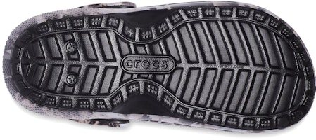 Crocs Classic Berbulu Bleach Dye Clogs 'Hitam Putih Beige' 207299-001 Sizing Crocs Classic Berbulu Bleach Dye Clogs 'Hitam Putih Beige' 207299-001