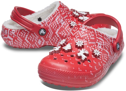 Crocs Zueco Clásico Forrado 'Holiday Charm - Rojo' 207687-646 Shop Crocs Zueco Clásico Forrado 'Holiday Charm - Rojo' 207687-646