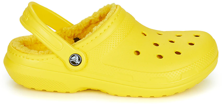 Crocs Classic Lined Clog 'Lemon' 203591-7A9 Order Crocs Classic Lined Clog 'Lemon' 203591-7A9