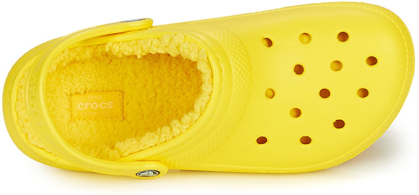 Crocs Classic Lined Clog 'Lemon' 203591-7A9 Lookbook Crocs Classic Lined Clog 'Lemon' 203591-7A9