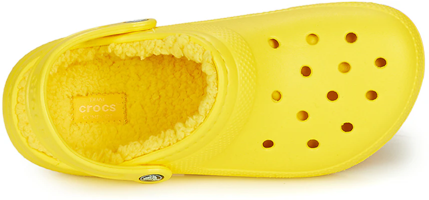 Crocs Classic Lined Clog 'Lemon' 203591-7A9 Lookbook Crocs Classic Lined Clog 'Lemon' 203591-7A9