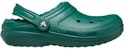 크록스 클래식 라이닝 클로그 에메랄드 203591-302