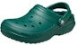 크록스 클래식 라이닝 클로그 에메랄드 203591-302