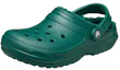 Shop Crocs经典款毛绒洞洞鞋翡翠绿 203591-302