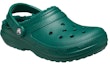 Shop 크록스 클래식 라이닝 클로그 에메랄드 203591-302