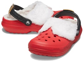 크록스 클래식 라인드 클로그 산타 210933-6WE Shop 크록스 클래식 라인드 클로그 산타 210933-6WE