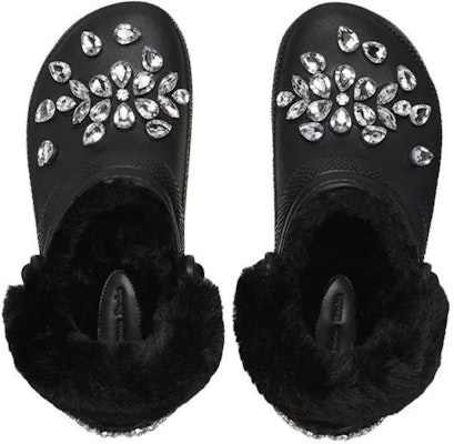 Crocs Classic Lined Clog Simone Rocha Black 210170-001 Shop Crocs Classic Lined Clog Simone Rocha Black 210170-001