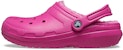 Sandal Crocs Classic Lined Clog Unisex Ungu Merah Sukan 203591-6SV
