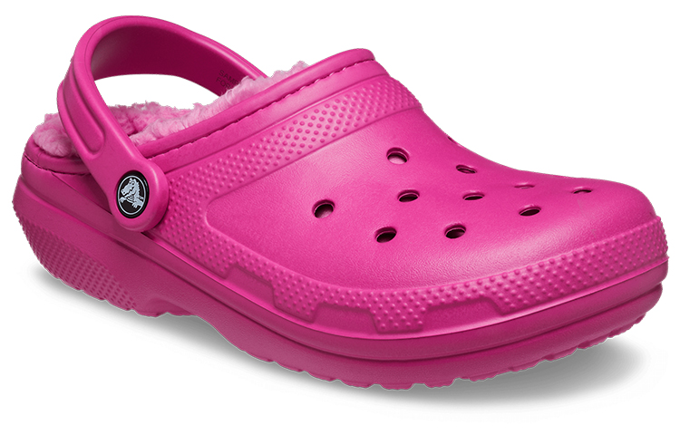 Lookbook Crocs Classic Lined Clog Unisex Lila Rot Sandalen 203591-6SV
