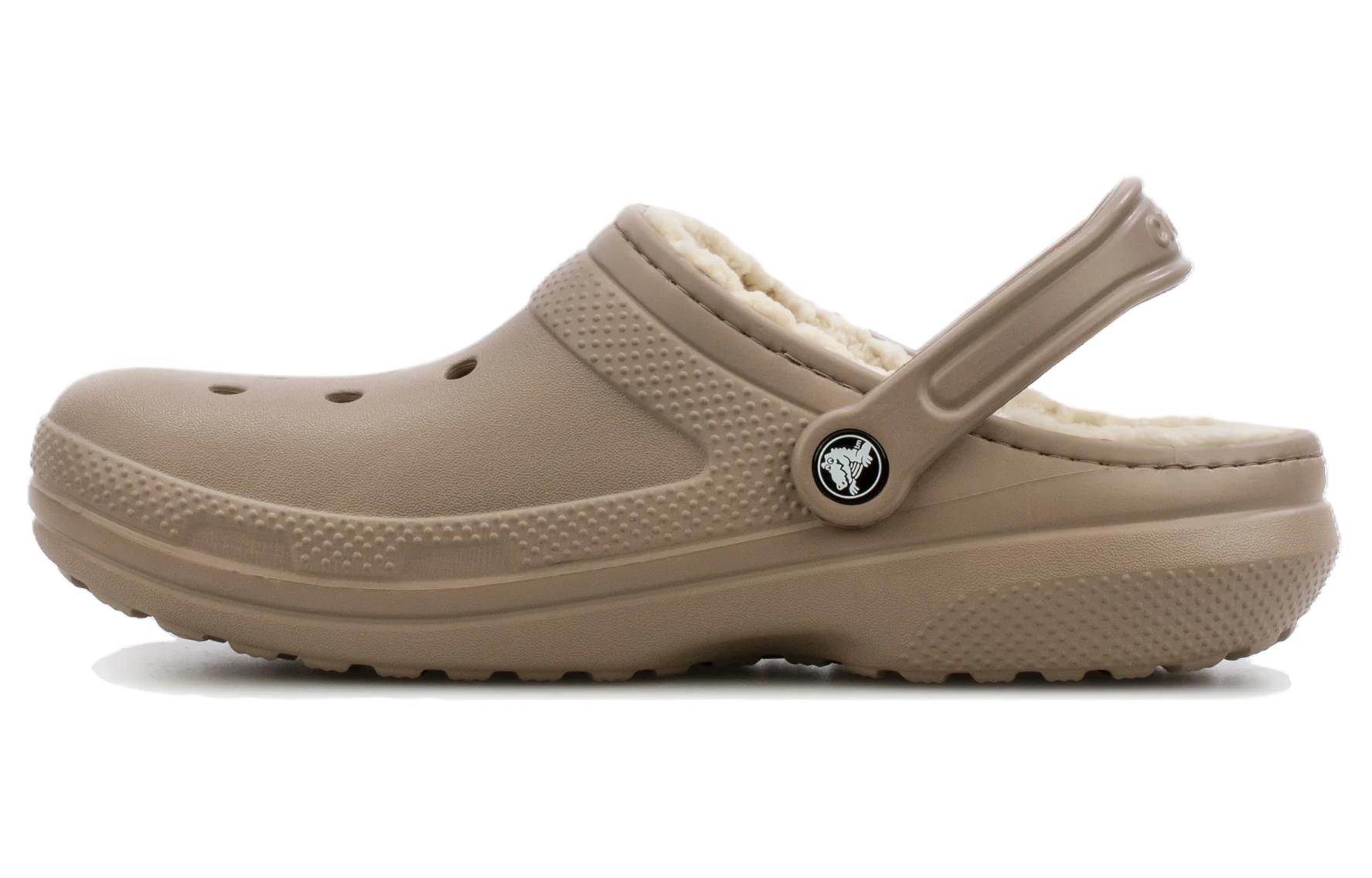 Crocs Classic Lined Clogs 'Mushroom Bone' 203591-2YB