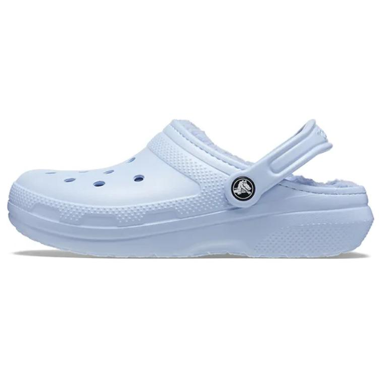 Crocs Classic Lined Clogs Blue Slate Comfortable Dual-Wear EVA Shoes. 203591-4NS shoes