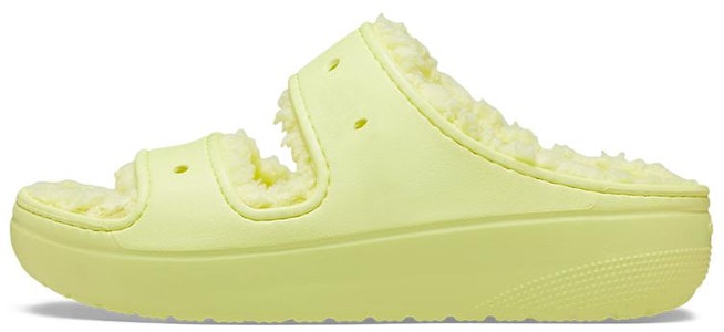 クロックス クラシック ファー サンダル (イエロー) 207446-75U Buy クロックス クラシック ファー サンダル (イエロー) 207446-75U