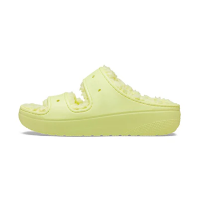 Crocs Classic Lined Fuzzy Slippers 'Yellow'