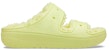 Selipar Crocs Classic Lined Fuzzy 'Kuning' 207446-75U