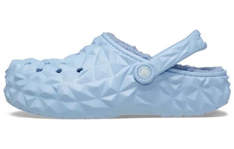 Crocs Classic Lined Geometric Clogs 'Blue' 210069-4NS