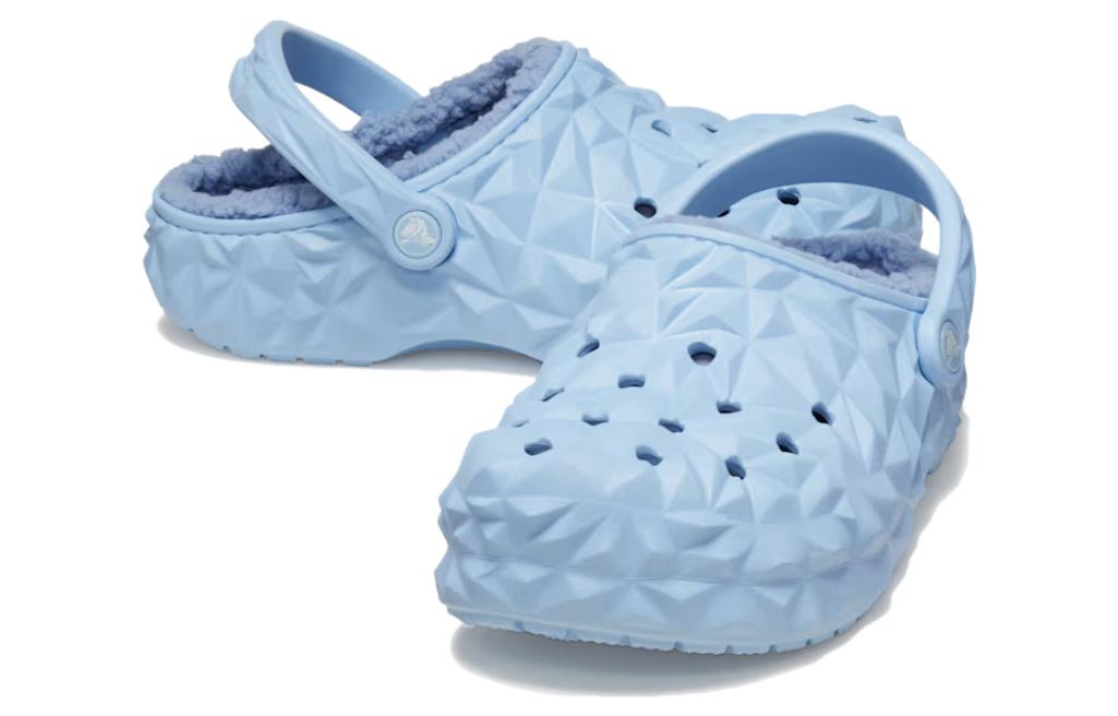 Lookbook クロックス クラシック ラインド ジオメトリック クロッグ (ブルー) 210069-4NS