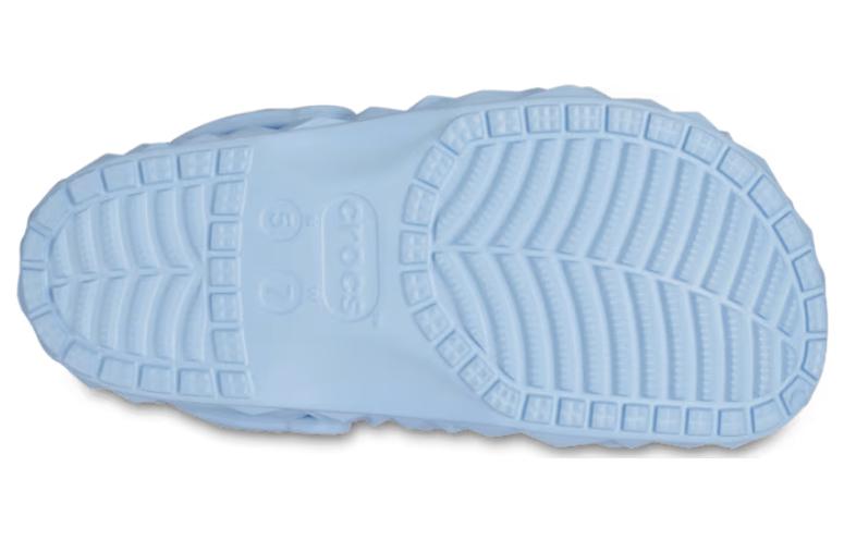 Sizing クロックス クラシック ラインド ジオメトリック クロッグ (ブルー) 210069-4NS