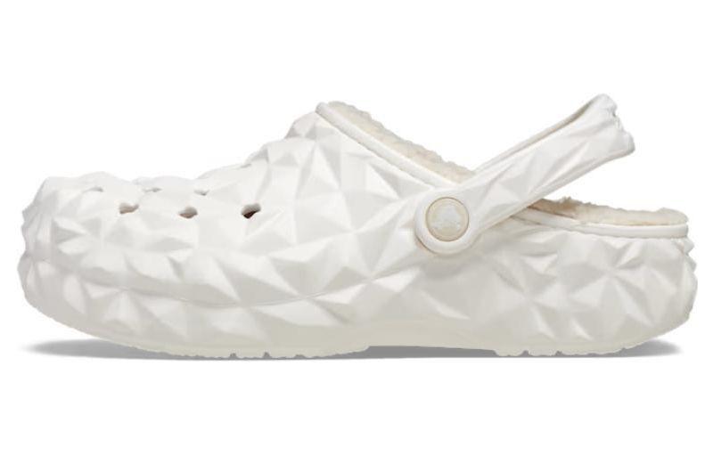 Crocs Classic Lined Geometric Clogs 'White' 210069-100