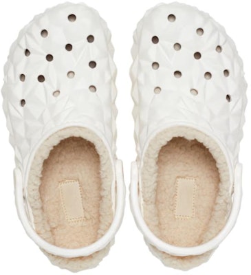 Crocs Classic Lined Geometric Clogs 'White' 210069-100 Purchase Crocs Classic Lined Geometric Clogs 'White' 210069-100