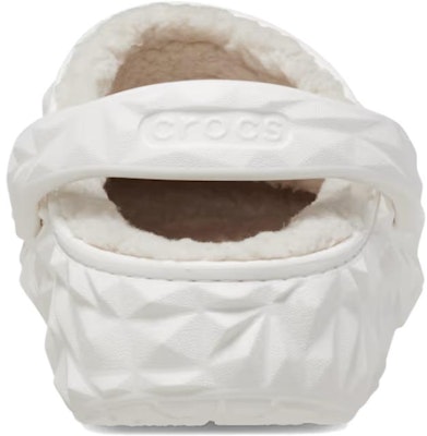 Crocs Classic Lined Geometric Clogs 'White' 210069-100 Details for Crocs Classic Lined Geometric Clogs 'White' 210069-100