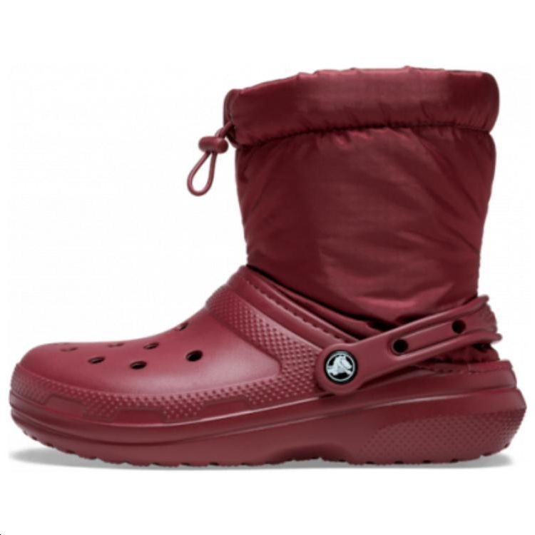Crocs Classic Lined Neo Puff Boots 'Red' 206630-612